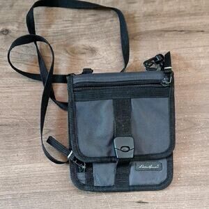 Eddie Bauer Travel Wallet Organizer With Strap And Buckle To Close